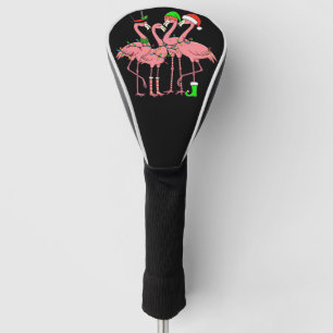 Flamingo Frohe Weihnachten Lustiges Flamingo-Fan-G Golf Headcover