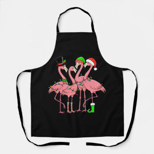 Flamingo Frohe Weihnachten Lustiges Flamingo-Fan-G Schürze