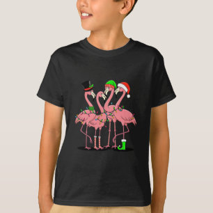 Flamingo Frohe Weihnachten Lustiges Flamingo-Fan-G T-Shirt