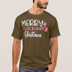 Flamingo Frory Christmas im Juli, Santa Cap Funny T-Shirt
