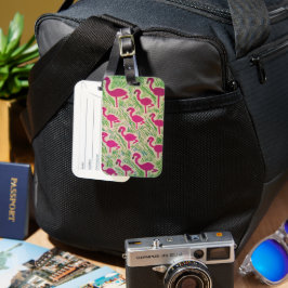 Flamingo Fun Luggage Tags Gepäckanhänger