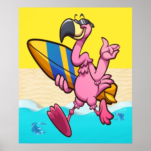 Flamingo Fun Poster (Vorne)