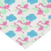 Flamingo Fun tropisches Muster Kurzer Tischläufer (Ecke)