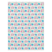 Flamingo Fun tropisches Muster Tischdecke (Vorderseite)