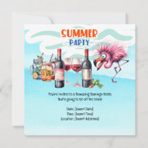 Flamingo Funny Design für Party