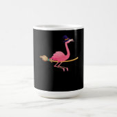Flamingo | Funny Flamingo Hexeny Halloween Kaffeetasse (Mittel)