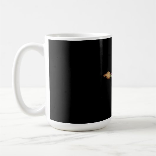 Flamingo | Funny Flamingo Hexeny Halloween Kaffeetasse (Links)