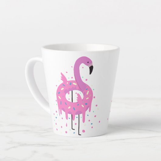 Flamingo Funny Milchtasse (Linke Ecke)