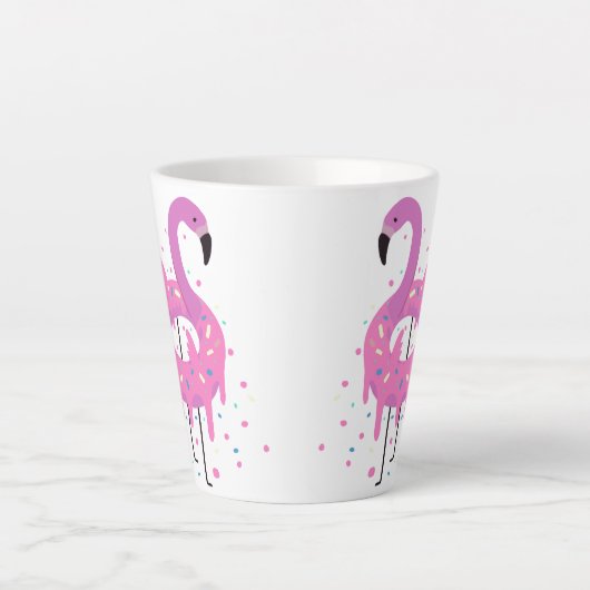 Flamingo Funny Milchtasse (Vorderseite)