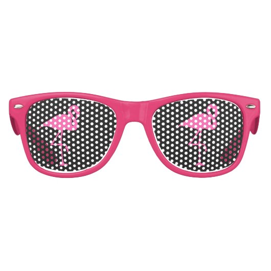 FLAMINGO FUNNY NOVELTY Party Sonnenbrille (Vorderseite)