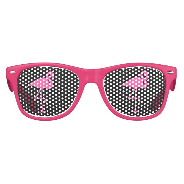 FLAMINGO FUNNY NOVELTY Party Sonnenbrille (Vorderseite)