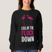 Flamingo Funny T - Shirt Geschenk für Mädchen (Vorderseite)