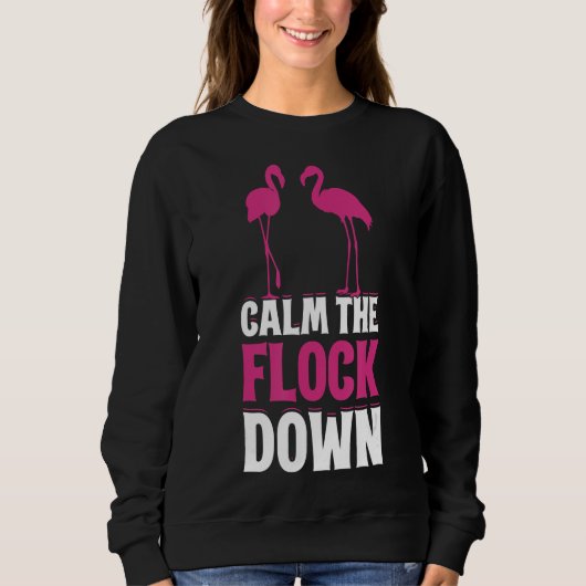 Flamingo Funny T - Shirt Geschenk für Mädchen (Vorderseite)