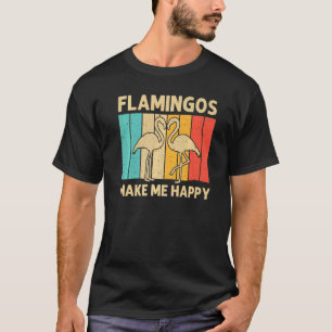 Flamingo für Männer Frauen rosa Flamingos Vintager T-Shirt
