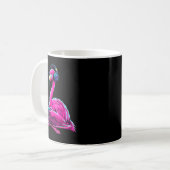 Flamingo Gaming Animal Video Games Funny Flamingo Kaffeetasse (Vorderseite Links)
