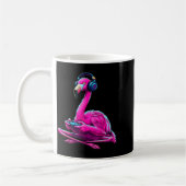 Flamingo Gaming Animal Video Games Funny Flamingo Kaffeetasse (Links)