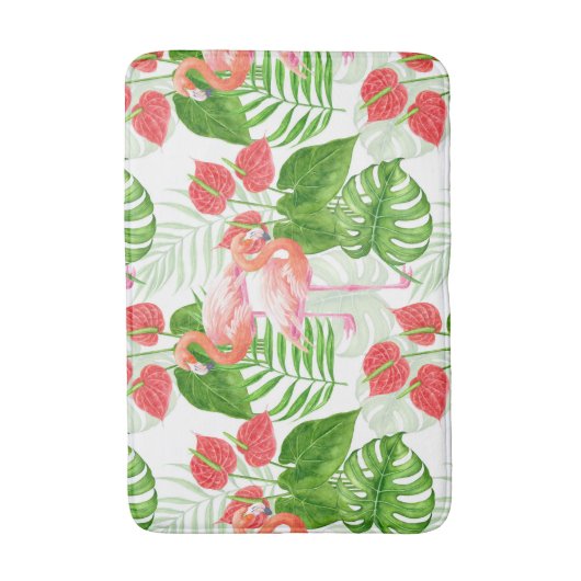 Flamingo Garden Badematte (Vorderseite Vertikal)
