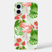 Flamingo Garden Case-Mate iPhone Hülle (Rückseite)