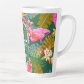 Flamingo Garden Dark Green Milchtasse (Rechts)