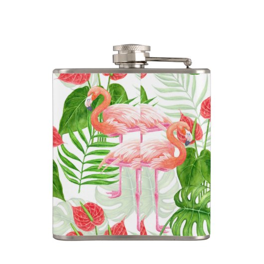 Flamingo Garden Flachmann (Rückseite)