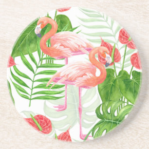Flamingo Garden Getränkeuntersetzer
