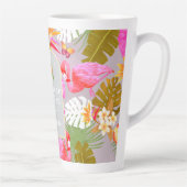 Flamingo Garden Gray Milchtasse (Rechts)