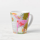 Flamingo Garden Gray Milchtasse (Rechte Ecke)