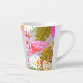 Flamingo Garden Gray Milchtasse (Rechts)