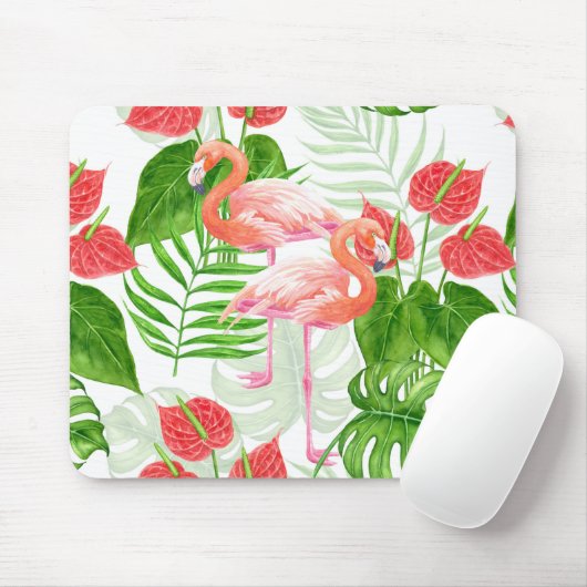 Flamingo Garden Mousepad (Mit Mouse)