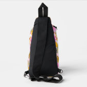Flamingo Garden Pink Crossbody Bag (Rückseite)