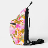 Flamingo Garden Pink Crossbody Bag (Rechts)