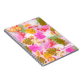 Flamingo Garden Pink Notizblock (Rechte Seite)