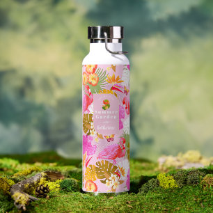 Flamingo Garden Pink Trinkflasche