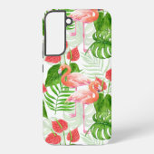 Flamingo Garden Samsung Galaxy Hülle (Rückseite)