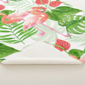 Flamingo Garden Sherpadecke (3/4)