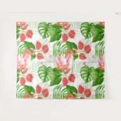 Flamingo Garden Wandteppich (Vorderseite (Horizontal))