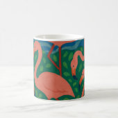 Flamingo-Garten Kaffeetasse (Mittel)