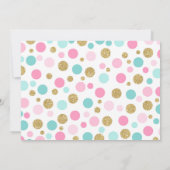 Flamingo Geburtstag Einladung Topisches Party Einl (Rückseite)