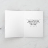 Flamingo-Geburtstags-Karte Karte (Innenseite)