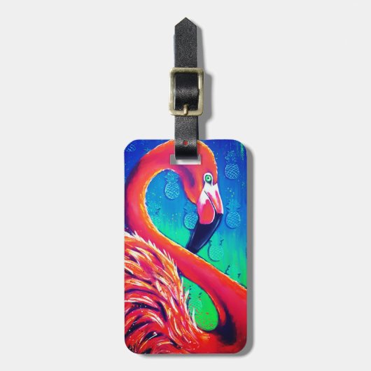 FLAMINGO Gepäckanhänger (Vorderseite vertikal)