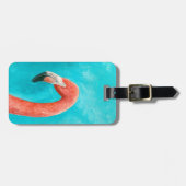 Flamingo Gepäckanhänger (Vorderseite horizontal)