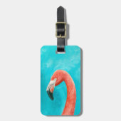 Flamingo Gepäckanhänger (Vorderseite vertikal)