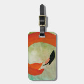 Flamingo-Gepäckanhänger Gepäckanhänger (Vorderseite vertikal)