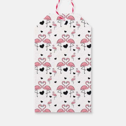 Flamingo Geschenkanhänger (Rückseite)