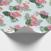 Flamingo Geschenkpapier (Ecke)