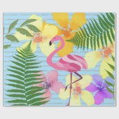 Flamingo Geschenkpapier (Flach)