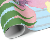 Flamingo Geschenkpapier (Rolleneckpunkt)