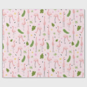 Flamingo Geschenkpapier (Flach)