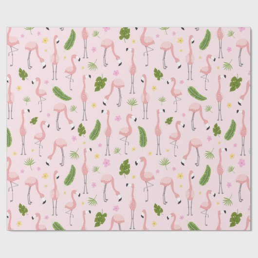 Flamingo Geschenkpapier (Flach)