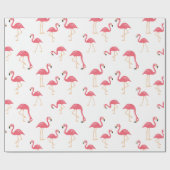 Flamingo Geschenkpapier (Flach)